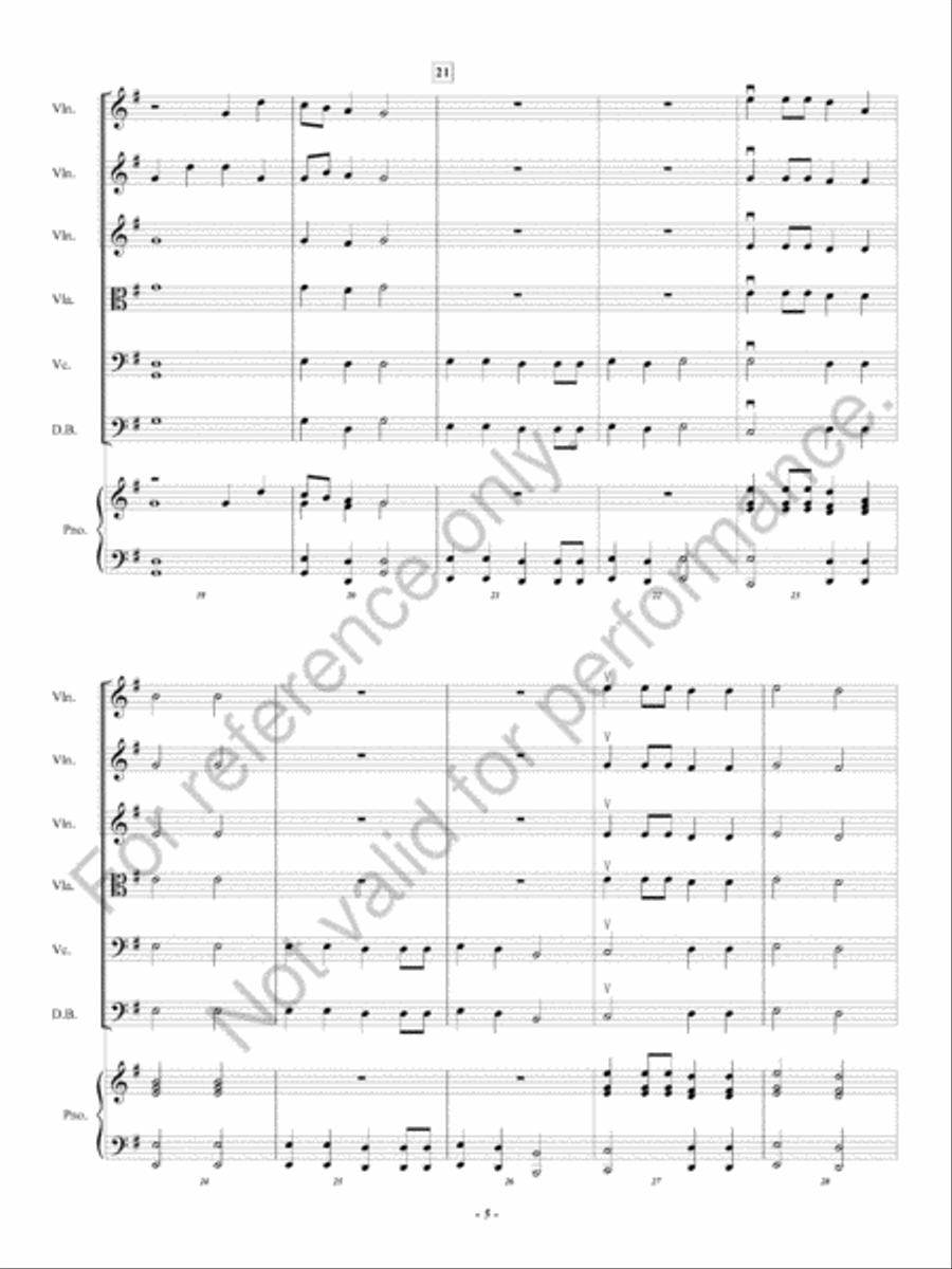Heroes And Glory String Orchestra scores gallery preview page 5
