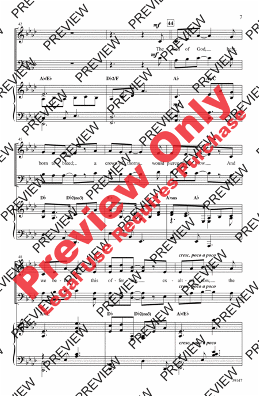 Emmanuel Emmanuel 4-Part scores gallery preview page 7