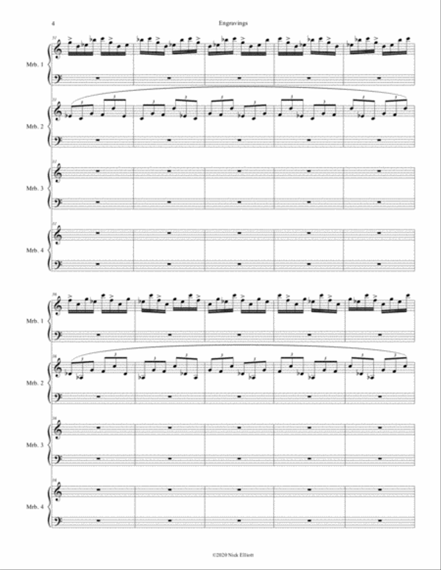 Engravings Marimba scores gallery preview page 4