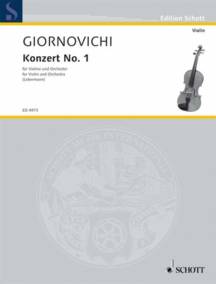 Book cover for Giornovichi G Vkzt Nr1 A-dur (ep)
