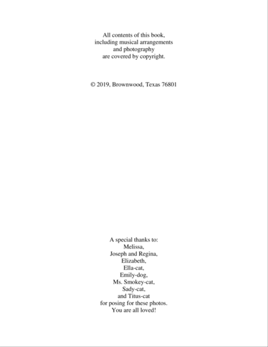 Well-Known Hymns of Love, with photos Piano Solo scores gallery preview page 3