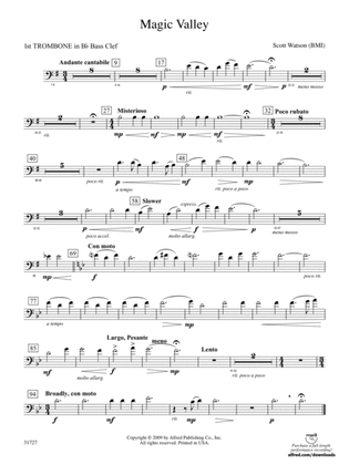 Magic Valley: (wp) 1st B-flat Trombone B.C.