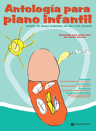 Book cover for Antología para Piano Infantil (Spanish Edition)