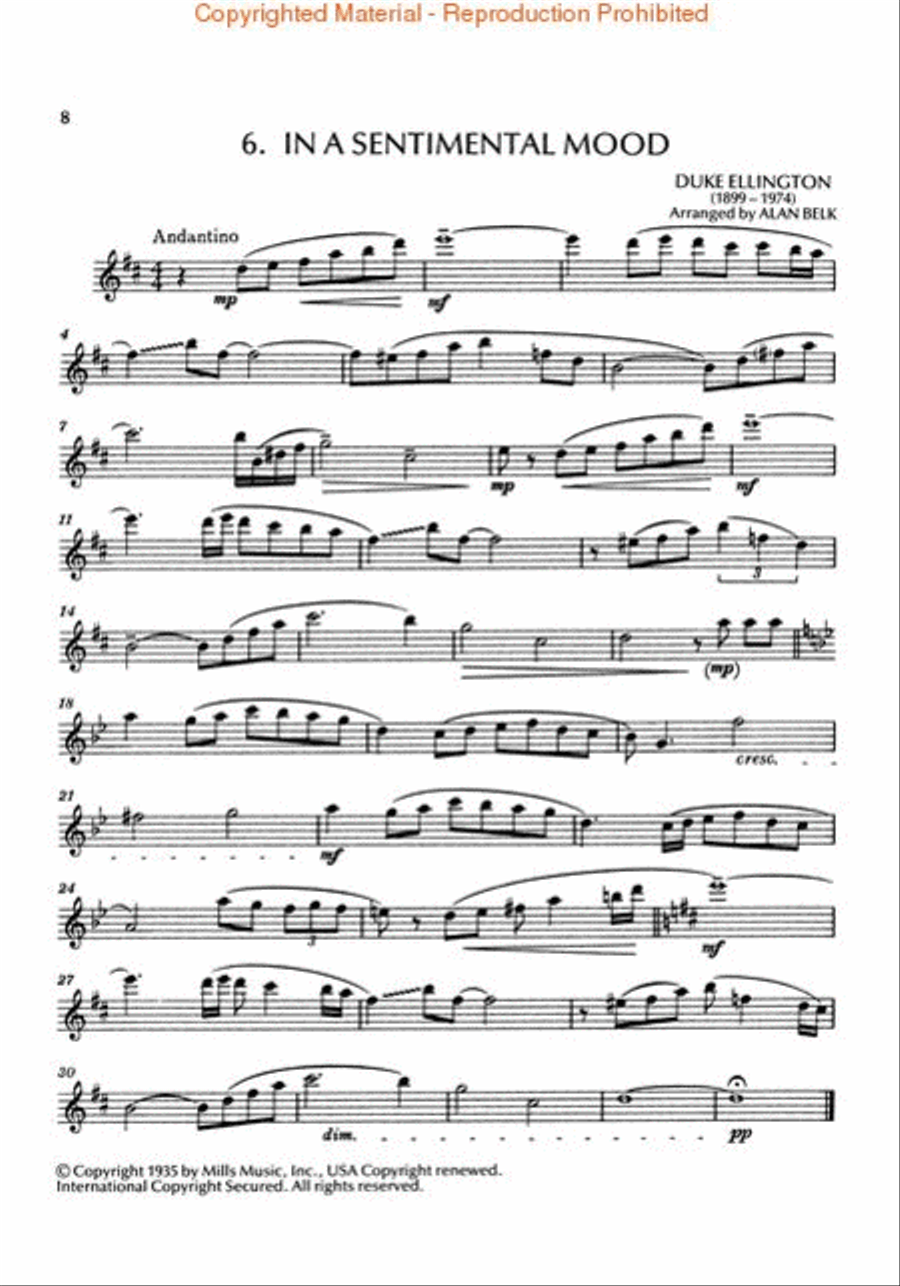 John Harle's Sax Album Alto Saxophone scores gallery preview page 3