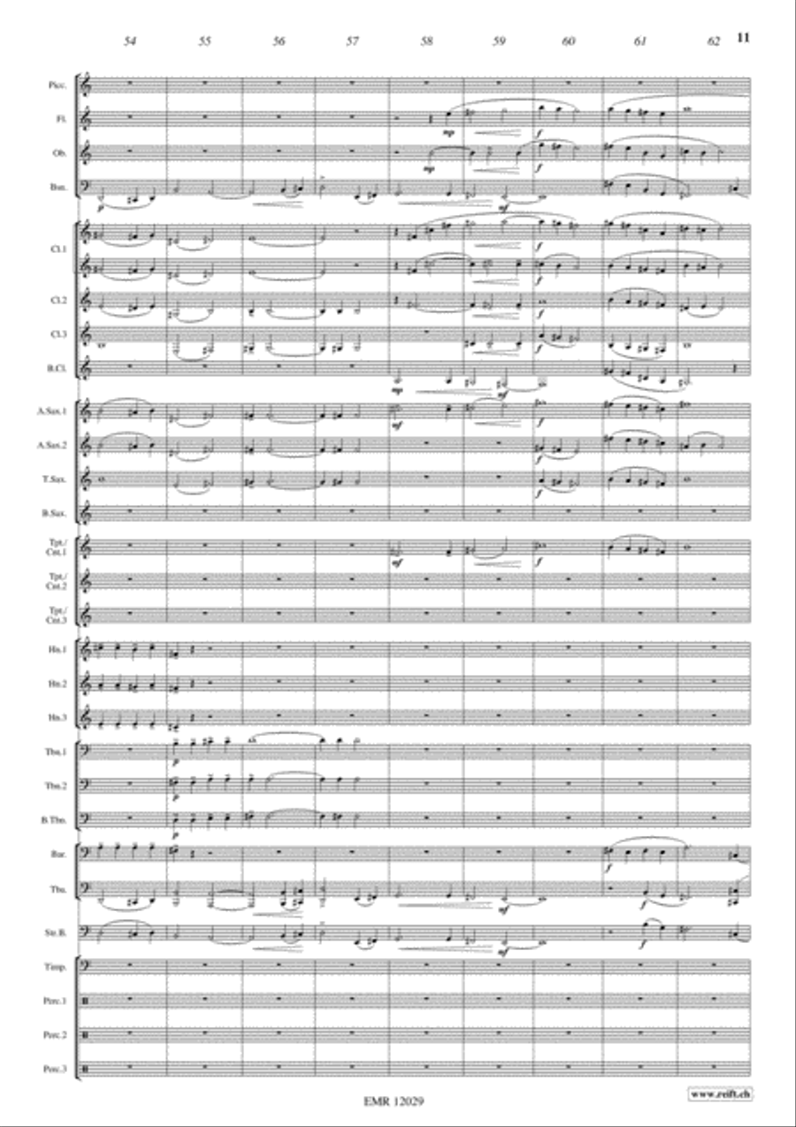 Alexander Nevsky Concert Band scores gallery preview page 12