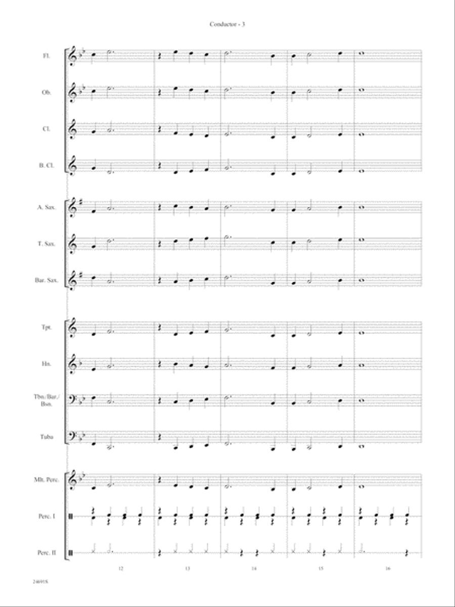Belwin Very Beginning Band Kit #2: Score Concert Band scores gallery preview page 5