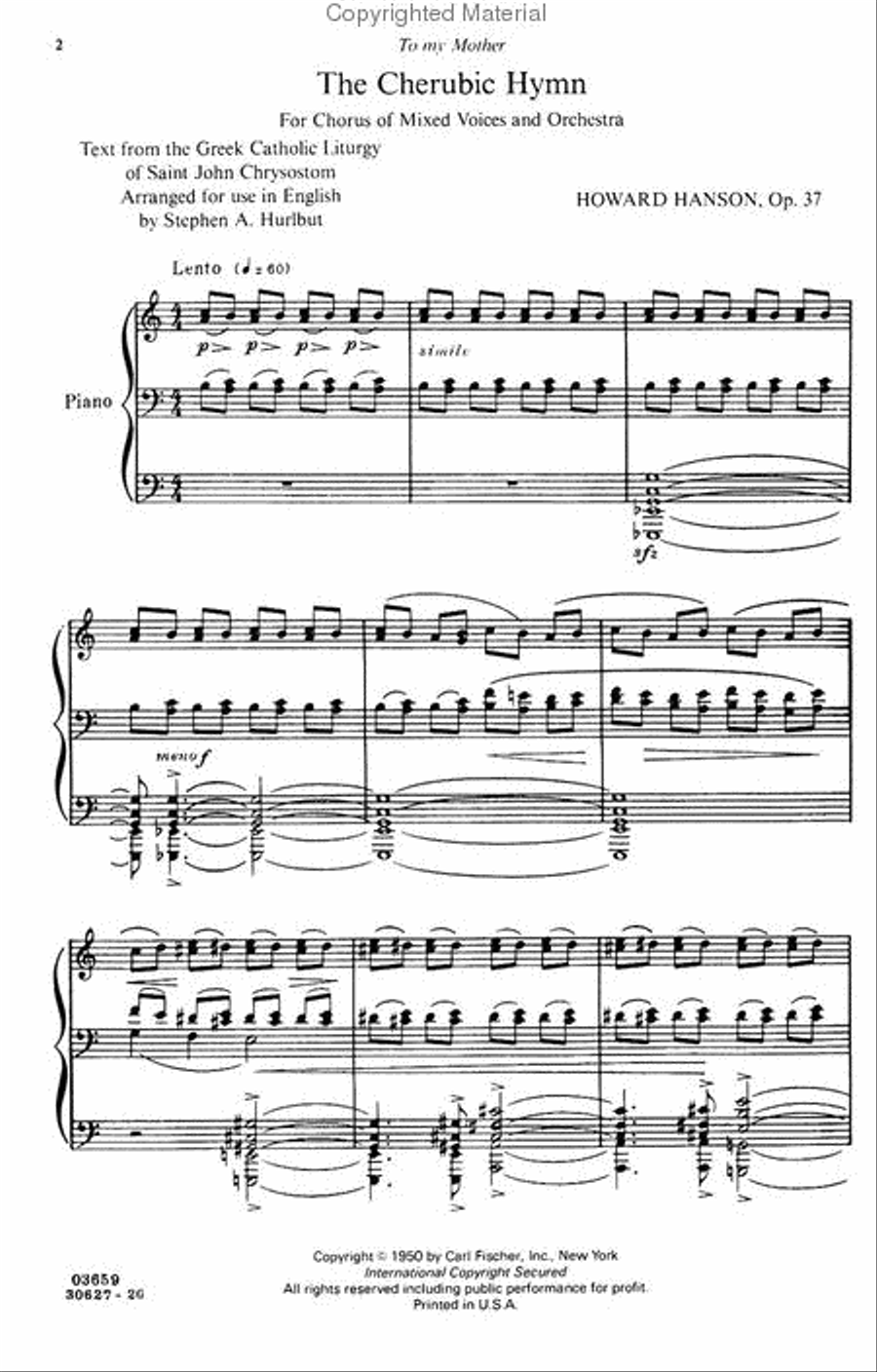 The Cherubic Hymn The Cherubic Hymn Divisi scores gallery preview page 2