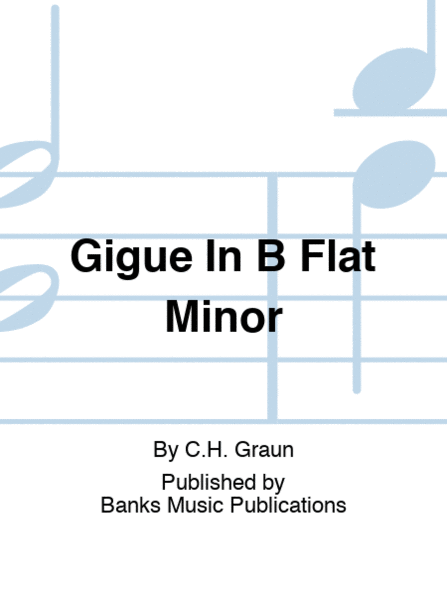 Gigue In B Flat Minor