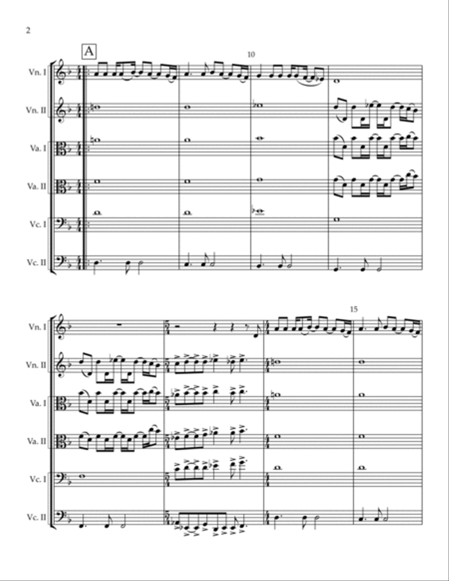 Macarthur Park Cello scores gallery preview page 2