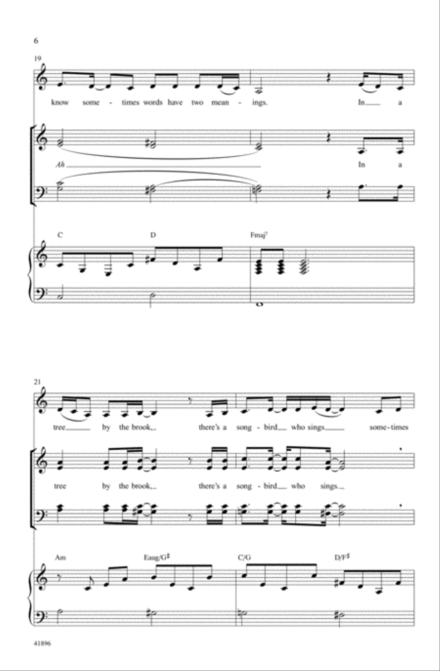 Stairway to Heaven Choir scores gallery preview page 4