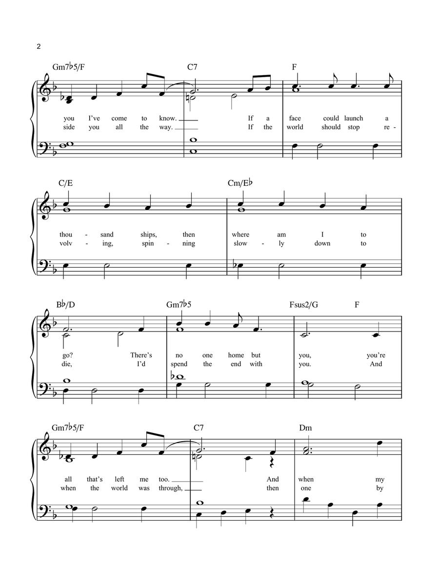 If Easy Piano scores gallery preview page 2