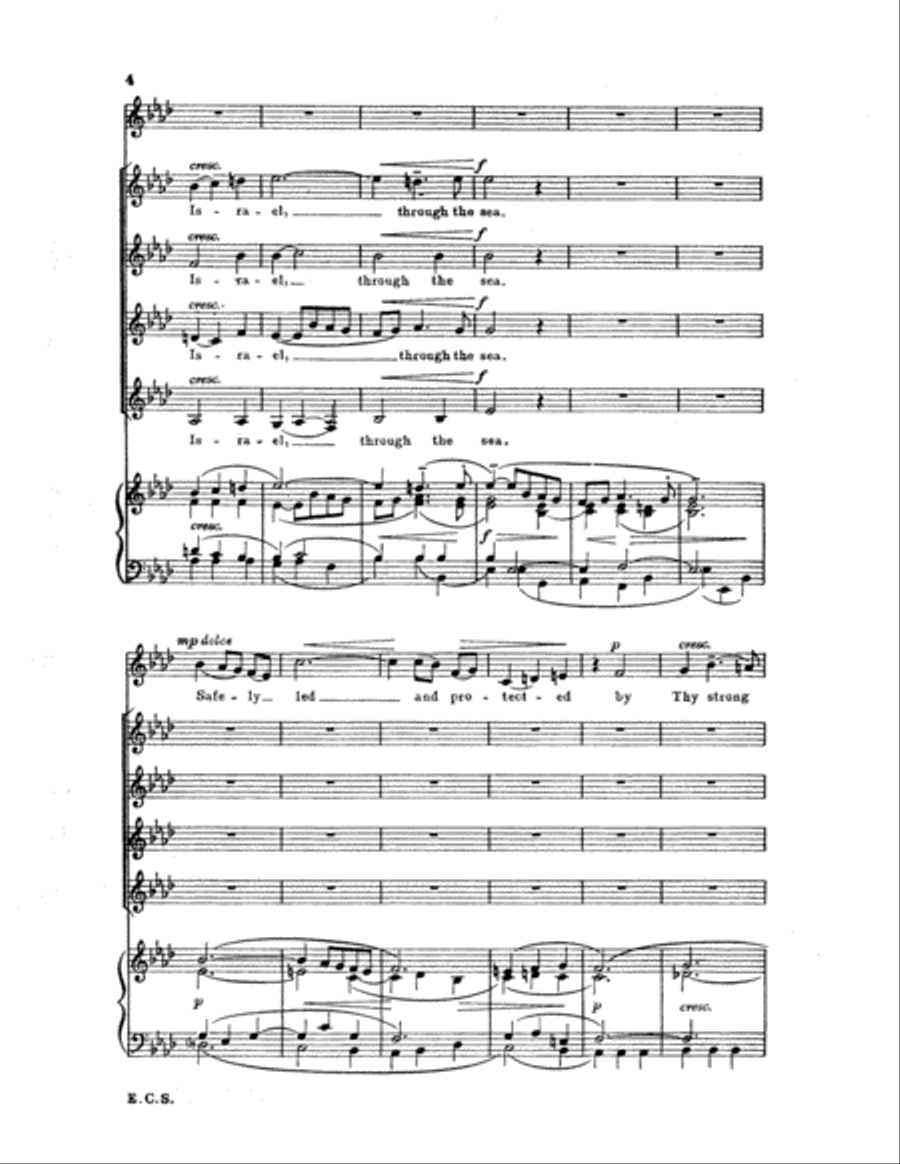 Thanks Be To Thee, O Lord SSAA scores gallery preview page 4