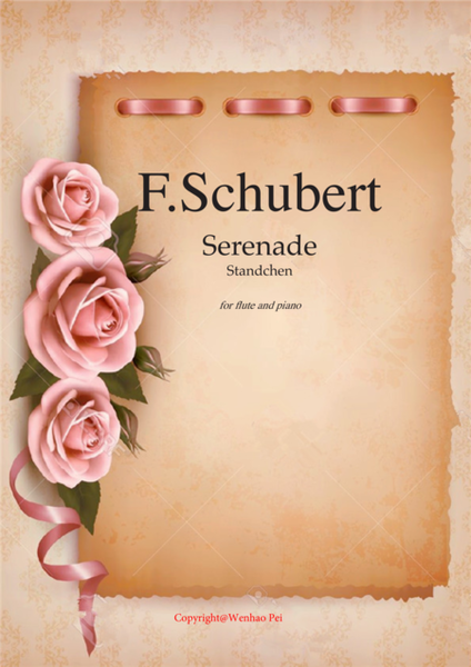 Serenade "Standchen" by Franz Schubert for flute and piano