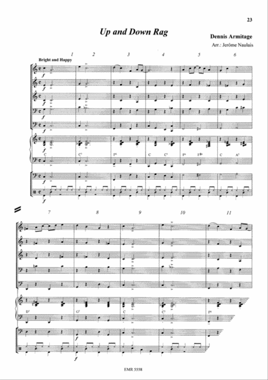 Ragtime Concert Band scores gallery preview page 6