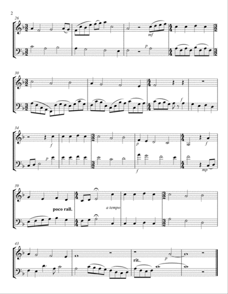 4 Christmas duets for Violin & Cello, Bk. 1 String Duet scores gallery preview page 5