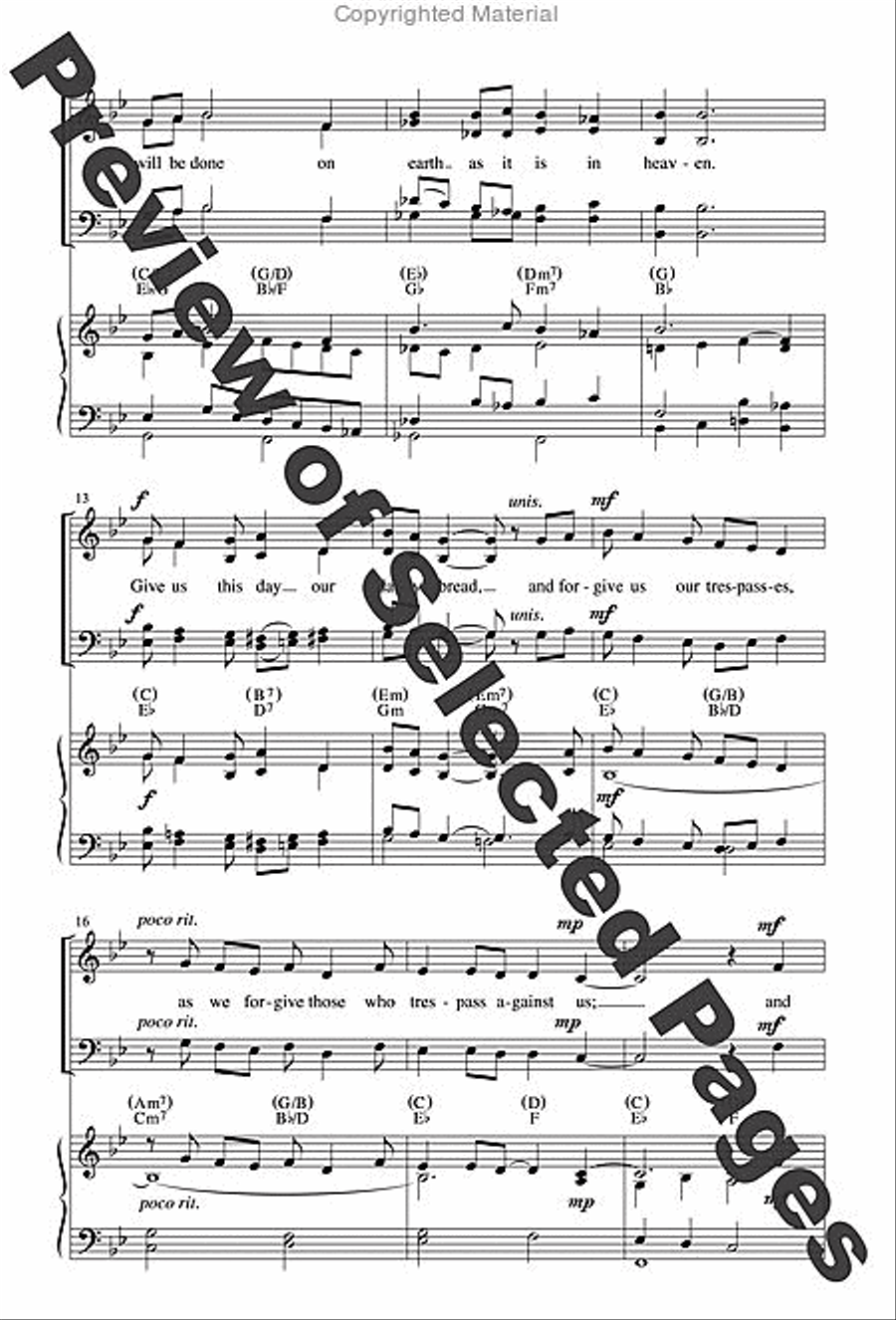 Mass of Creation - Choral / Accompaniment Edition 4-Part scores gallery preview page 23