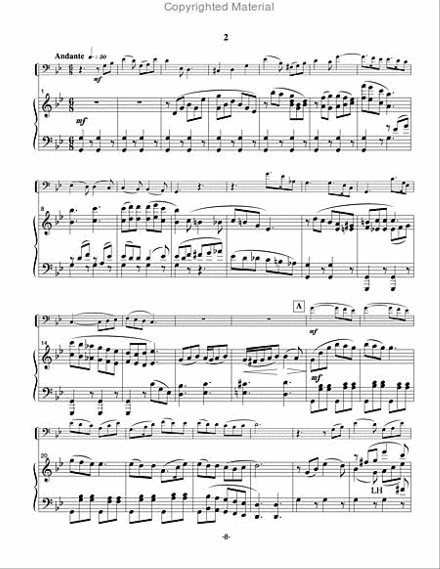 Pershing Concerto Euphonium scores gallery preview page 4