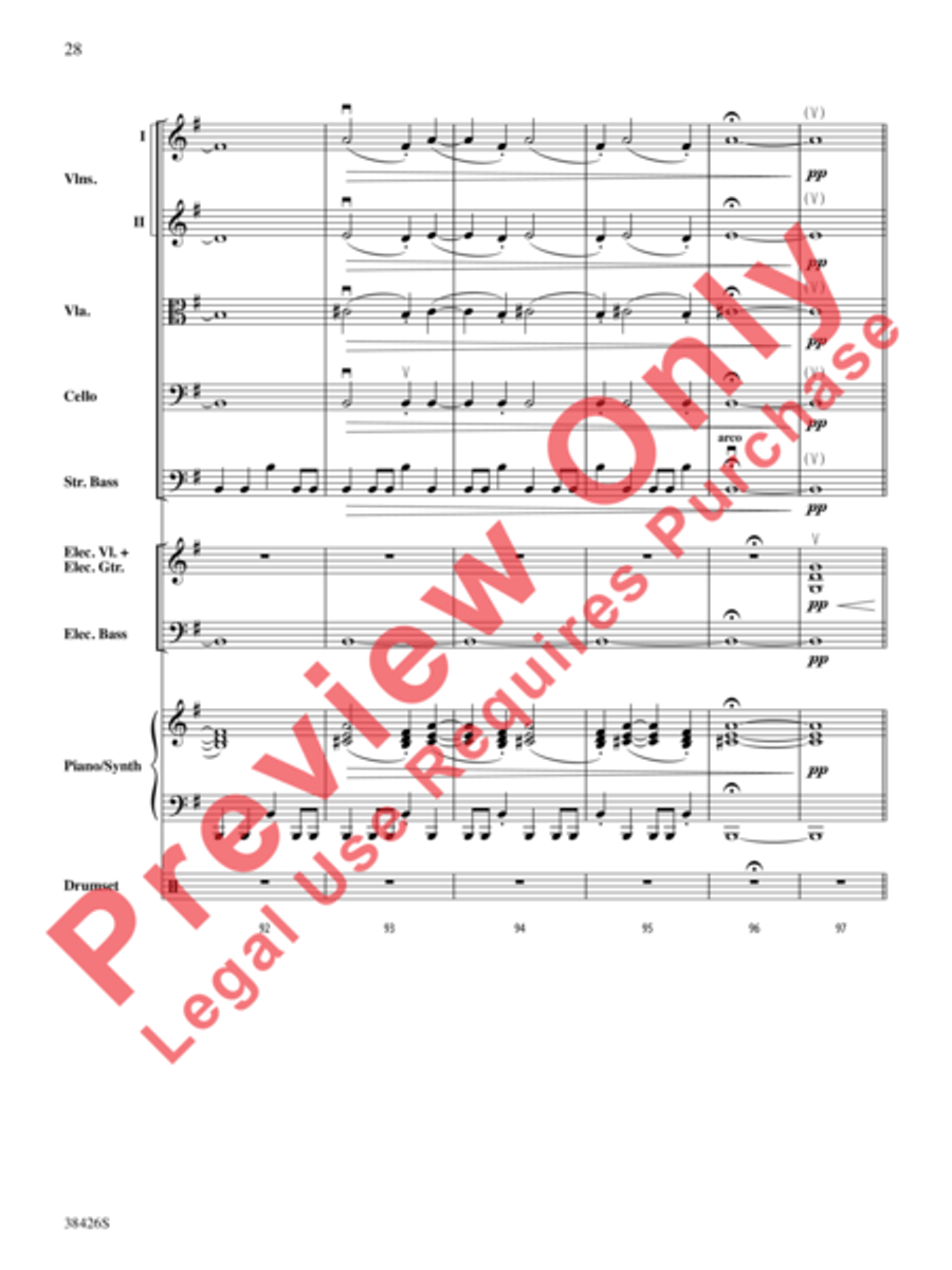 A Mad Russian's Christmas String Orchestra scores gallery preview page 29
