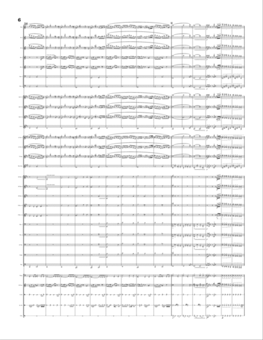 Clashing Destinies Concert Band scores gallery preview page 6