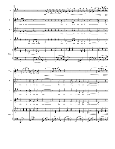 Rise up, my love by Jay Vosk SSA - Digital Sheet Music