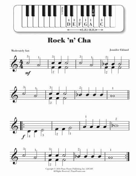 Rock 'n' Cha (Primer Solo with Teacher Duet) image number null