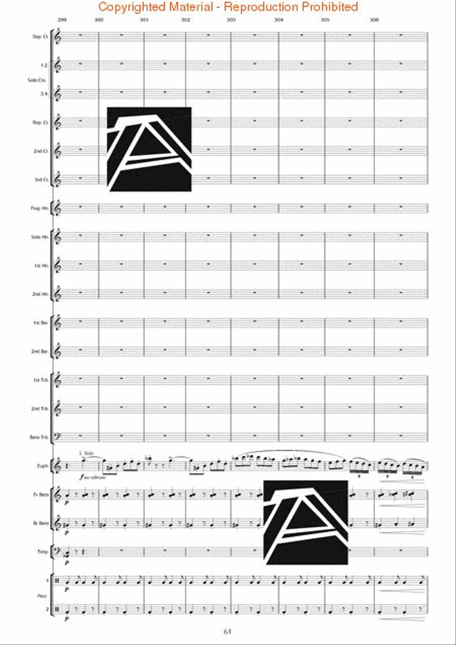 Surround Sound Brass Band scores gallery preview page 62