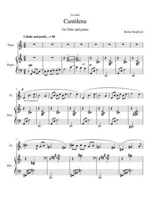 Cantilena for flute and piano