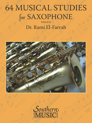 Book cover for 64 Musical Studies for All Saxophones