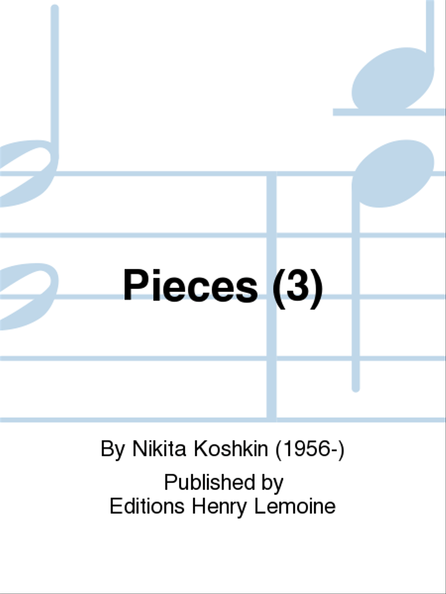 Pieces (3) Acoustic Guitar scores gallery preview page 1
