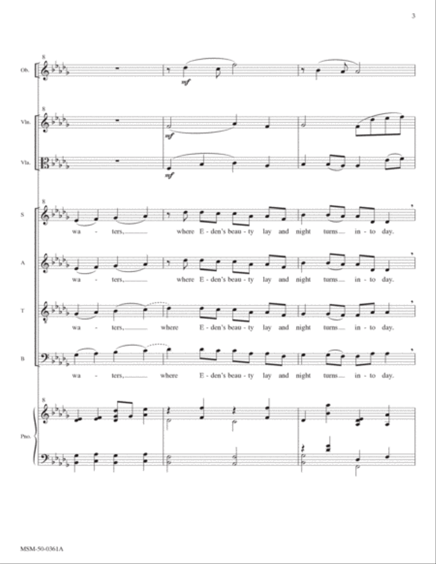 Come, Walk with Me Choir scores gallery preview page 5
