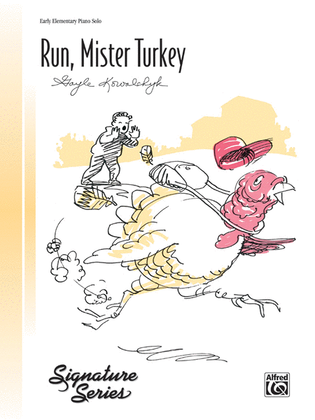 Book cover for Run, Mister Turkey