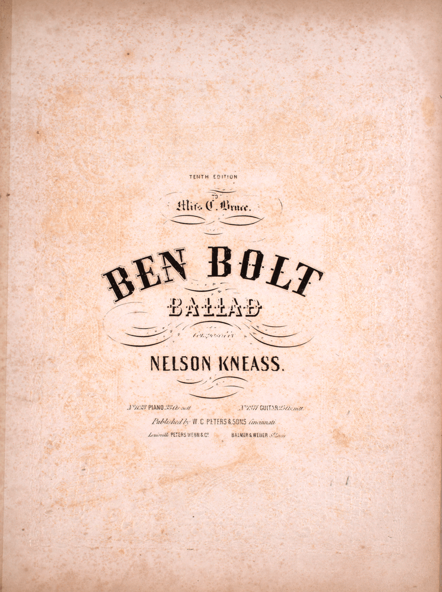 Ben Bolt. Ballad