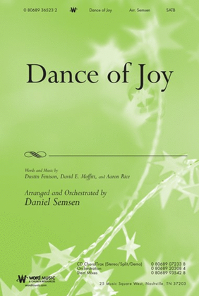 Book cover for Dance of Joy - CD ChoralTrax