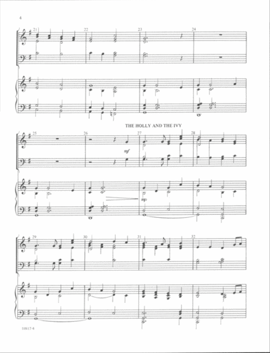 An English Christmas - 2 octaves - full score 2-Octaves scores gallery preview page 4