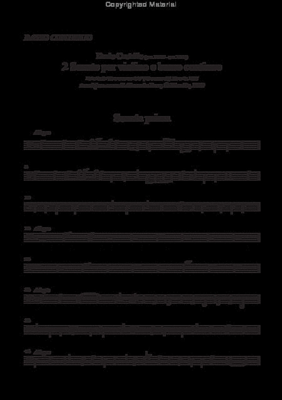 2 Sonate per violino e b.c. (Venezia, 1644) Violin scores gallery preview page 4