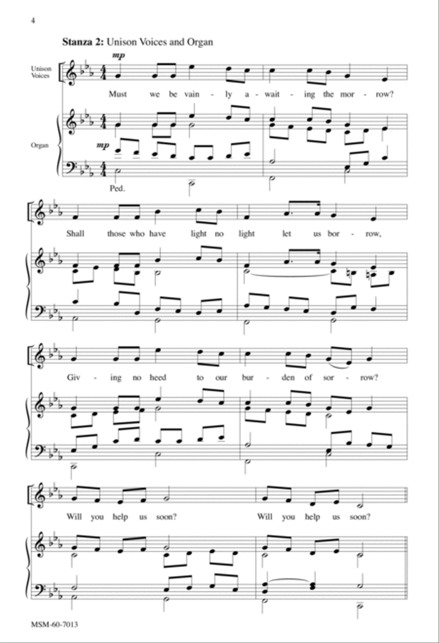 Lost in the Night 4-Part scores gallery preview page 4