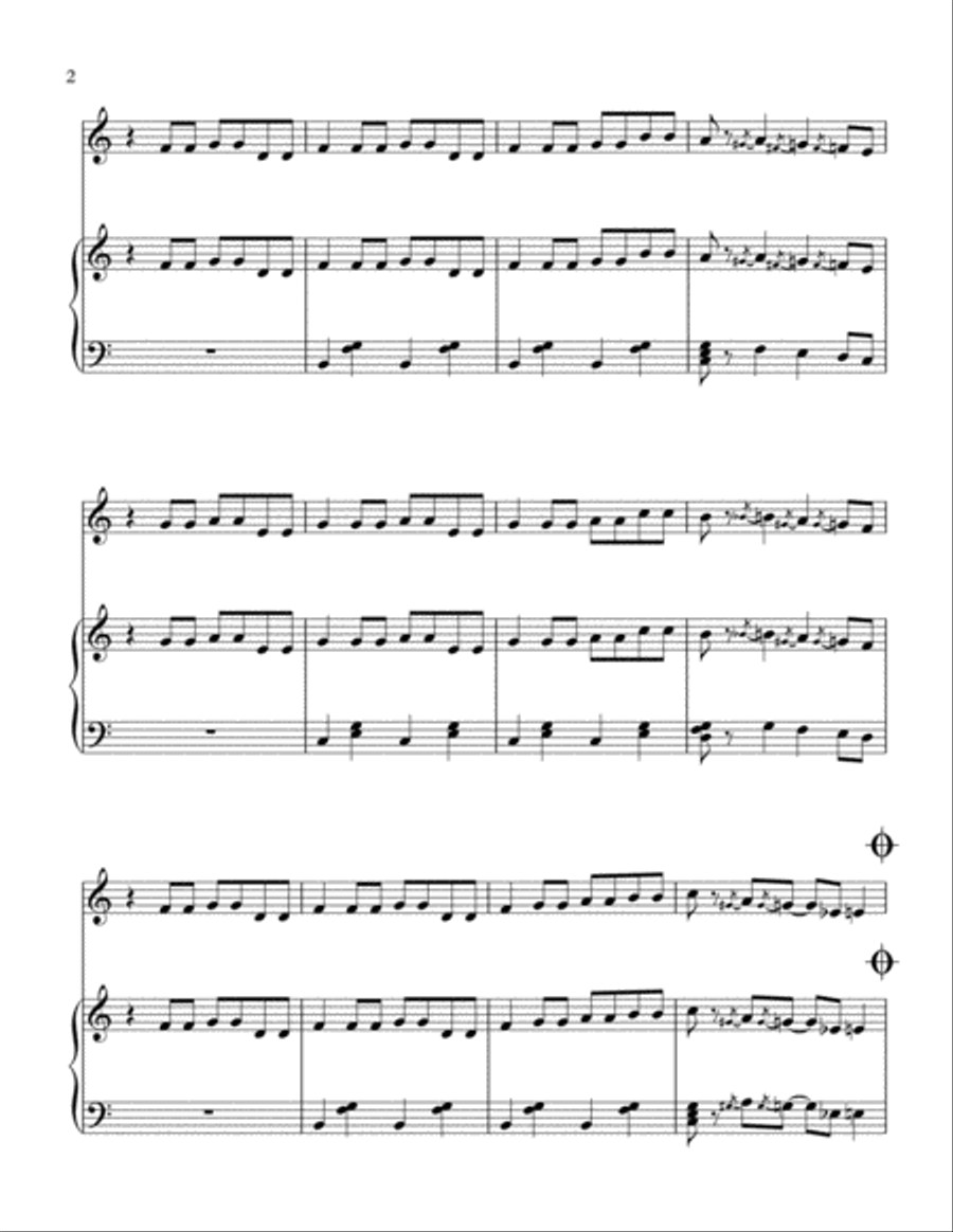 The Chicken Dance Clarinet Solo scores gallery preview page 3