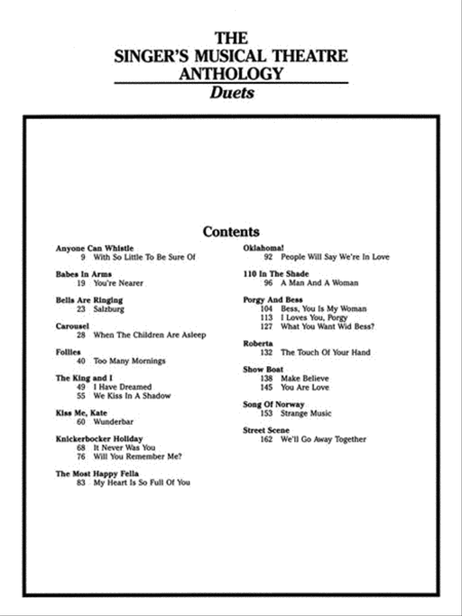 The Singer's Musical Theatre Anthology Piano scores gallery preview page 5