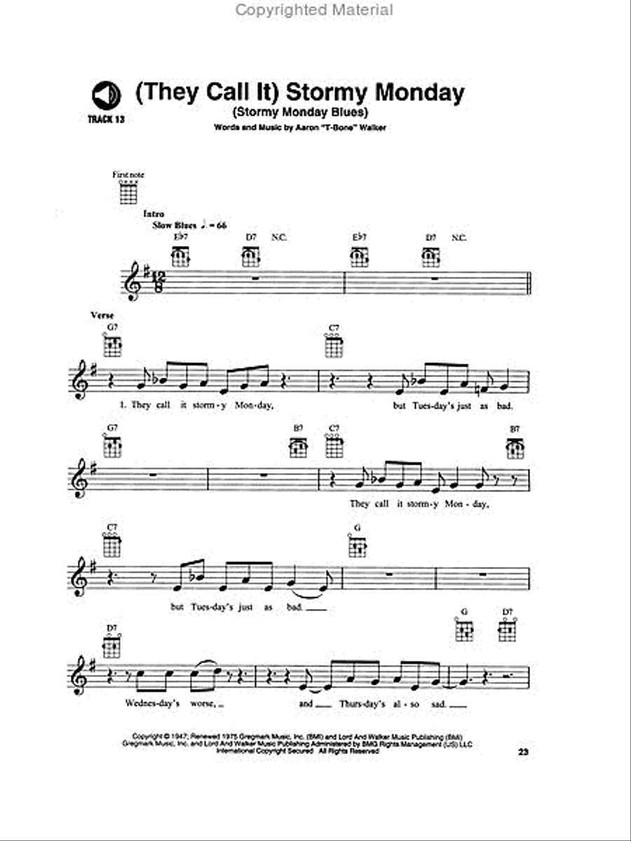 Blues Standards Blues Standards Ukulele scores gallery preview page 5