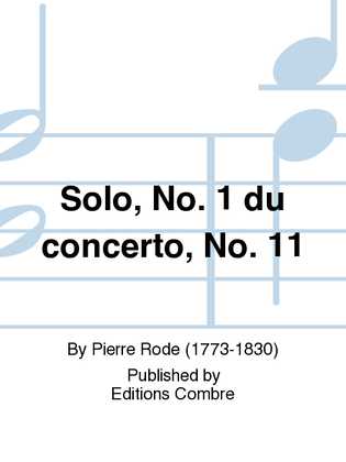 Concerto No. 11: solo no. 1