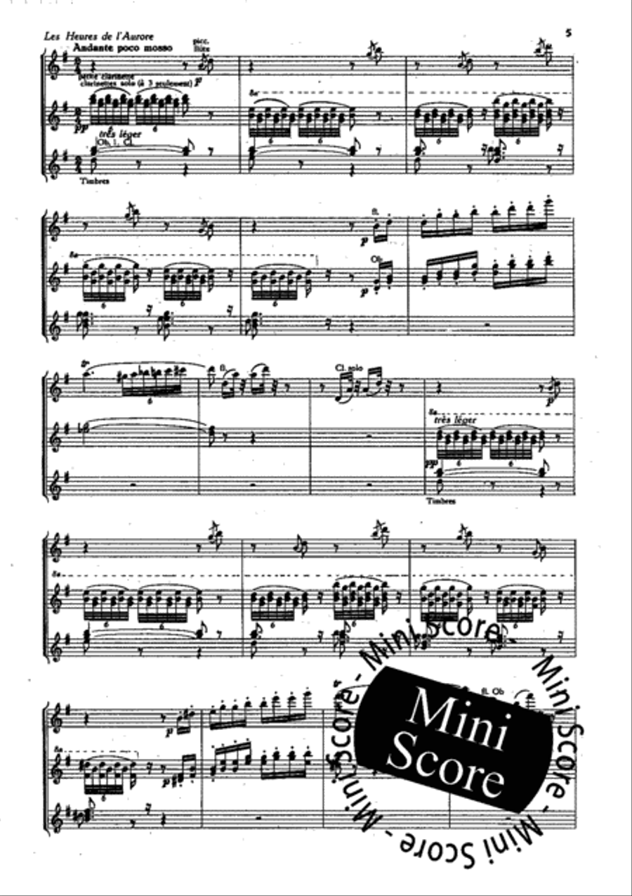 Ballet Des Heures Fanfare Band scores gallery preview page 7