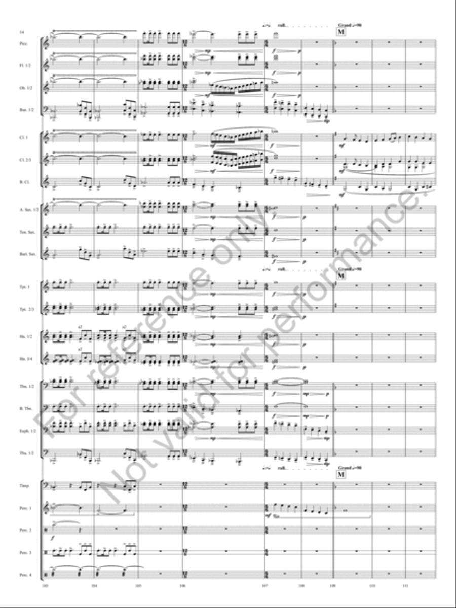 Reflections Reflections Concert Band scores gallery preview page 17