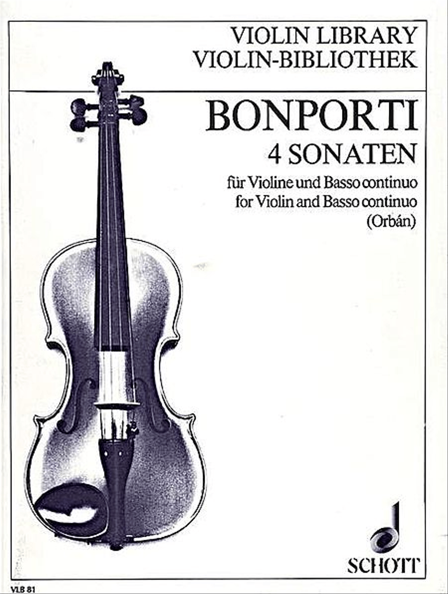 4 Sonatas, Op. 12 4 Sonatas, Op. 12 Violin scores gallery preview page 1