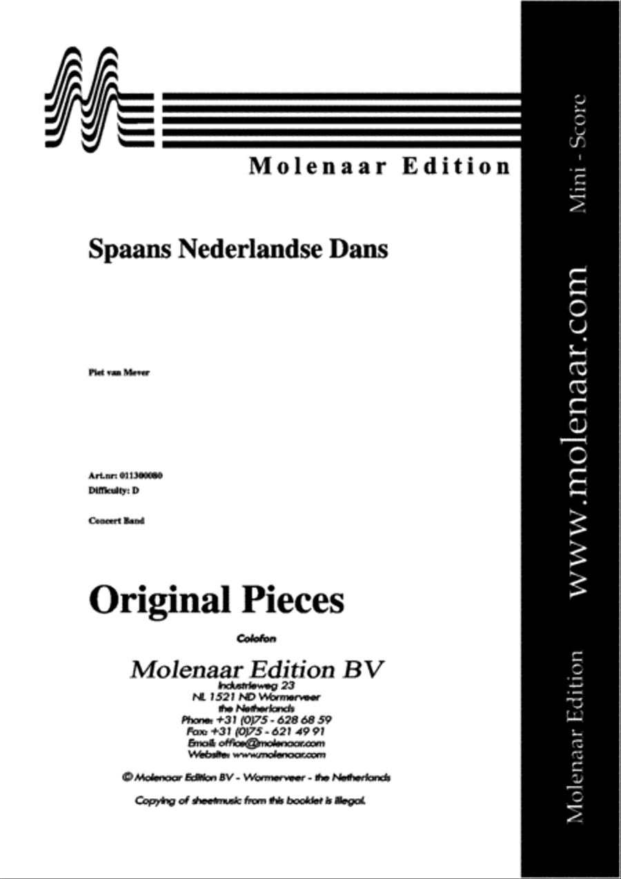 Spaans Nederlandse Dans Concert Band scores gallery preview page 2