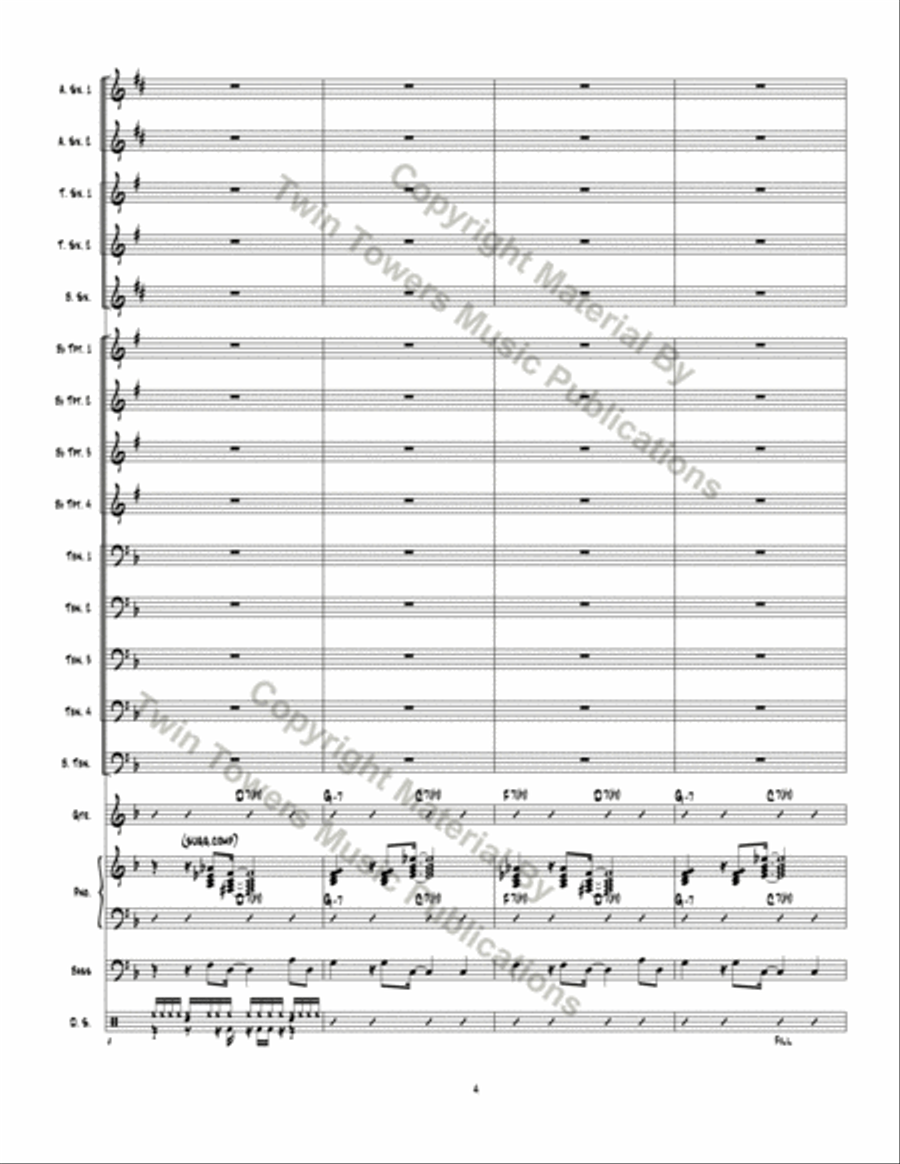 Don't Mess Around Don't Mess Around Jazz Ensemble scores gallery preview page 5