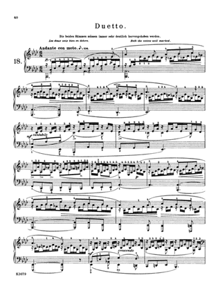 Song Without Words, Opus 38 No. 6 (Duetto)