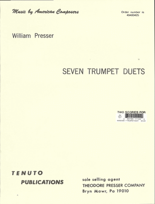 Book cover for 7 Trumpet Duets