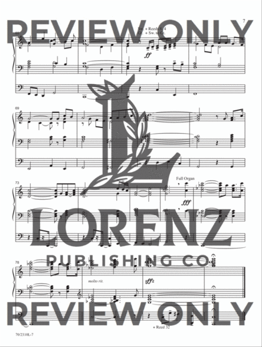 My Hope Is Found Organ Solo scores gallery preview page 6