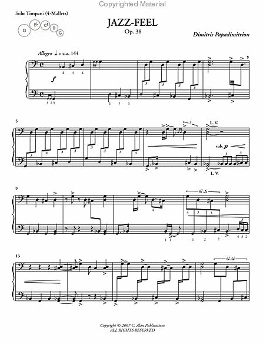 Jazz-Feel, op. 38 Jazz-Feel, op. 38 Percussion Ensemble scores gallery preview page 2