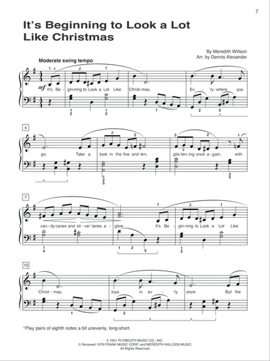 Alfred's Basic Piano Library Top Hits! Christmas, Book 4 Piano Method scores gallery preview page 3